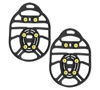 Dayysiuy Ramponi Per Scarpe Da Ghiaccio - Ramponi Di Trazione Con 6 Denti | Copriscarpe Con Punte Sicurezza Neve - Per Pesca Cammino Arrampicata Alpinismo Outdoor Freddo Corsa Bambini Anziani