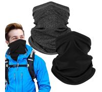 Dayysiuy Scaldacollo per Moto - 2 Pezzi Sciarpe Avvolgibili Per La Copertura Del Viso - Sciarpe Per Il Collo Antivento,Per Uomini Adulti Per Corsa Equitazione Attività All Aperto Moto In Clima Freddo