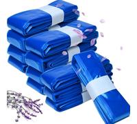 Dazhtu 12 Pezzi Ricarica Mangiapannolini, Ricariche Mangiapannolini Antiodore Inodore Addensata, Sacchetti Mangiapannolini Compatibile con Tommee Tippee Twist & Click Simplee Tec Litter Locker, blu