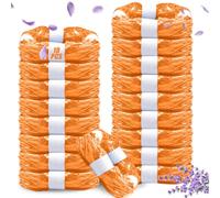 Dazhtu 18 Pezzi Ricarica Mangiapannolini, Ricariche Mangiapannolini Antiodore Inodore AddensataSacchetti Compatibile con Tommee Tippee Twist & Click Simplee Tec Litter Locker(arancione)