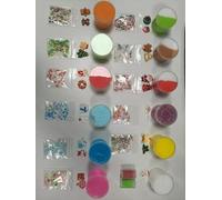 Dazhtu Kit Slime per Bambini Calendario dell'Avvento 2025, 24 Giorni Kit con Butter Slime e Accessori, Fluffy Slime Set,Super Elastico&Non Appiccicoso,Regalo Sorpresa di Natale per Ragazzi e Ragazze