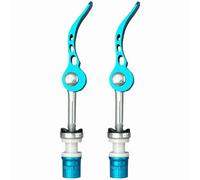 DAZISEN Collarino Reggisella - Morsetto Reggisella Bici a Sgancio Rapido Leggero e Durevole,Blu (2 Pezzi),60 * 65mm