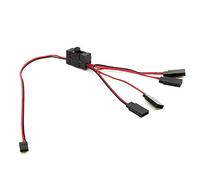 DAZLOR 1 PZ RC Servo 1 a 4 Y Cavo di Filo LED Interruttore di Alimentazione di Controllo della Luce per JR Futaba RC Modello