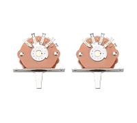 DAZLOR 2 interruttori a leva a 5 vie neri per parte di chitarre elettriche