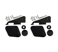 DAZLOR 2 Set Nero Pickguard Hollow Space Interruttori Coperture Pickup Selector Plate Supporti Viti Adatto
