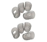 DAZLOR 8Pcs Nuova Chitarra in Silicone Morbido Pollice Dita Picks Protector Punte Dita (XXS)