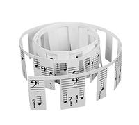 DAZLOR Guida per note di pianoforte per principianti, etichette rimovibili per tastiera, 61 pulsanti di dimensioni intere, nessun adesivo richiesto, con scatola