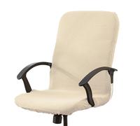 DAZSIAZ Coprisedia da Ufficio Impermeabile, Taglia Grande, AntiGraffio, Coprisedia da Gaming Elasticizzato con Cerniera, Protezione Universale per Sedia, Monoblocco(White,S)