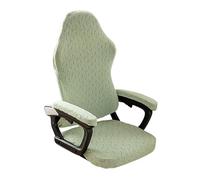 DAZSIAZ Geteilte Gaming-Stuhlbezüge, Ergonomischer Schutzbezug für Büro-Computersitze, mit Armlehne, Dehnbar, Weich, Waschbar, Kratzfest(Green,One Size)