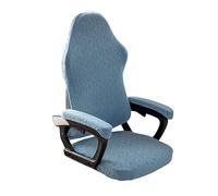 DAZSIAZ Geteilte Gaming-Stuhlbezüge, Ergonomischer Schutzbezug für Büro-Computersitze, mit Armlehne, Dehnbar, Weich, Waschbar, Kratzfest(Blue,One Size)
