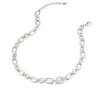 Dazylleco Collana Catena Donna Oro/Argento Grosso Collana Cubana in Stile Punk Gioielli di Moda Regalo Compleanno per Donna e Ragazze(01-Silver)