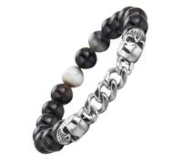 Dazylleco Set di 3 Bracciale da Uomo Bracciale Pietre Naturali Bracciale a