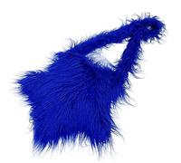 Dazzerake Borsa a tracolla da donna, a tracolla, da donna, con grande capacità, a tinta unita, a forma di stella, 50 x 30 x 30 cm, blu royal, Taglia unica