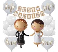 DazzJoy Coppia di palloncini per matrimonio