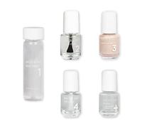 Dazzle Dry Mini Kit 4 Step System - Boss, un nudo neutro leggero e vero, crema a copertura completa (5 pezzi)