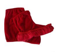 DAZZLEEX 1 paio di coperture protettive per scarponi da pattinaggio artistico, materiale morbido e per sicuro, copertura elastica per la maggior parte dei pattini (rosso)