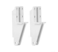 DAZZLEEX 1 paio di staffe chiudiporta per Wright Products V820 V820A V920 V1020 VJ1020 V2000 VH440 V150 metallo telaio hardware nero o bianco (bianco)