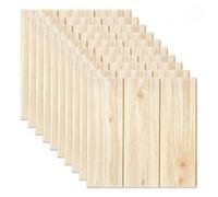 DAZZLEEX 10PCS 3D Autoadesivo Mattonelle di Pietra Mattoni Wall Sticker Morbido Schiuma Pannelli 350 * 350mm Originale Venatura del Legno