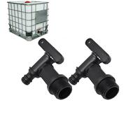 DAZZLEEX 2 pz secchio rubinetto 3/4 di pollice giardino pioggia secchio montaggio sostituzione plastica rubinetto per secchio da cucina e secchio da giardino