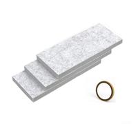 DAZZLEEX 3 pannelli isolanti in schiuma per finestre, kit di guarnizioni per condizionatori d'aria, pannelli isolanti in schiuma, 41,9 cm