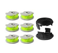 DAZZLEEX 6 pz Tosaerba Spool-per Worx WA0014 Spool & Line WG168 WG184 WG190 WG191 String Trimmer+2