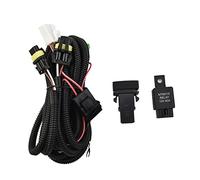 DAZZLEEX Adattatore cablaggio H11 fendinebbia presa cablaggio con interruttore indicatore LED, set relè auto per faro fendinebbia