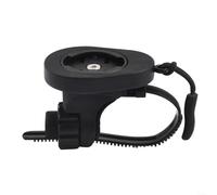 DAZZLEEX Adattatore di montaggio regolabile in gomma per computer per staffa faro anteriore Garmin, adatto per tubi di diametro 15-35 mm, nero