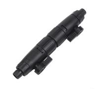 DAZZLEEX Adattatore per punte da trapano SDS a codolo rotondo, 2 slot per connettore a testa a coclea di terra, in acciaio, lunghezza 105 mm, diametro 19,6 mm, argento nero (12 mm)