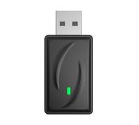 DAZZLEEX Adattatore wireless e automatico per iPhone e telefoni USB-A/USB-C Dongle con connettività WiFi Compact 48.5mm Black AI Box