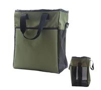 DAZZLEEX Borsa per trampolieri, borsa per attrezzi da caccia, cinghia regolabile, resistente agli strappi, in tessuto Oxford per caccia e pesca a mosca, verde, Come da immagine