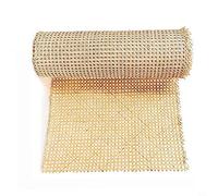 DAZZLEEX Cinghia in vimini per canne di rattan, rotolo di tessuto per sedie, soluzione elegante per la riparazione di mobili, 50,8 cm x 1 m