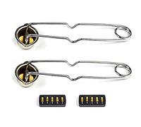 DAZZLEEX Confezione da 2 accendini a scintilla con 10 accendini a pietra focaia per propano 19 x 5 x 4 cm