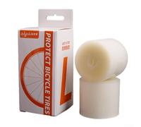 DAZZLEEX Confezione da 2 cinghie anti-foratura da 0,5 mm per bici da strada e mountain bike 26 27,5 29 700C 20 14 pollici striscia di protezione in PVC bianco (73,7 cm)