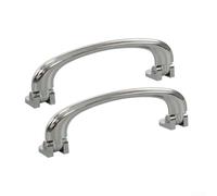 DAZZLEEX Coppia di maniglie cromate per porte interne MG Lotus TR4 AH Sprite Classic Cars 120 mm distanza di montaggio in lega Zine Tudor Style sostituzione