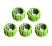 DAZZLEEX Dado ad anello verde per vasi, accessori in plastica, parte di ricambio per idropulitrice a prova di perdite, 1 pezzo (5 pezzi)