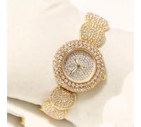 DAZZLEEX Elegante orologio al quarzo con piccolo quadrante con design unico del bordo per una moda senza sforzo (03), Come da immagine, 03