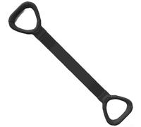 DAZZLEEX Figure Eight, fascia di resistenza per donne e uomini, 47 cm, elastiche, per yoga, pilates, stretching, allenamento della forza, casa, palestra, allenamento, rosa (nero)