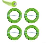 DAZZLEEX Filo per decespugliatore con anima in nylon, bobina da 5 m, resistente all'abrasione, per decespugliatori a gas ed elettrici, per tagliare il giardino (4 confezioni da 3,0 mm x 5 m)