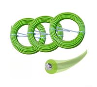 DAZZLEEX Filo per decespugliatore con anima in nylon, bobina da 5 m, resistente all'abrasione, per decespugliatori a gas ed elettrici, per tagliare il giardino (4 confezioni da 2,0 mm x 5 m)