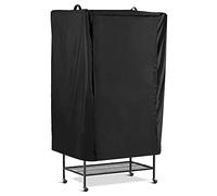 DAZZLEEX Gabbia Universale per Uccelli Oversize per pappagalli Copertina, Resistente e Traspirante, Lavabile, Adatta per Tutti i Tipi di Uccelli Gabbia da Allevamento Interna ed Esterna Nera