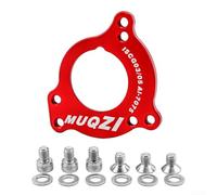 DAZZLEEX Guida catena per mountain bike BSA movimento centrale ISCG 03 05 adattatore CNC 7075 lega di alluminio leggera protezione per telai filettati 68 mm 73 mm nero (rosso)