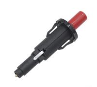 DAZZLEEX Kit di accensione di ricambio per bruciatore a gas compatibile con la parte 60092 per barbecue a gas Q300 e Q3000, include pulsante, camera di raccolta gas, bianco e B