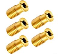 DAZZLEEX Kit di sostituzione con vite di ancoraggio in ottone massiccio per copertura di sicurezza, inserto filettato per fissaggio a prova di tempesta per fissaggio per telone della piscina