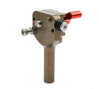 DAZZLEEX Lega di alluminio Knotless Hook Binding Machine Fixture per Sub Line Doppio Gancio Oro M8 Interfaccia Strumento di Pesca 50x25mm (morsetto destro)