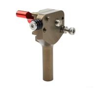 DAZZLEEX Lega di alluminio Knotless Hook Binding Machine Fixture per Sub Line Doppio Gancio Oro M8 Interfaccia Strumento di Pesca 50x25mm (morsetto sinistro)