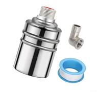 DAZZLEEX Livellatore automatico dell'acqua di riempimento della piscina con valvola a galleggiante in acciaio inossidabile per piscine e abbeveratoi per animali da 25 mm