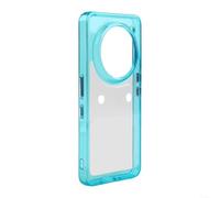DAZZLEEX Mostra il tuo dispositivo con un'elegante custodia posteriore trasparente per Nothing Phone 3a Pro Protection (blu trasparente)