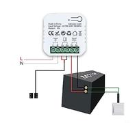 DAZZLEEX per TUYA Smart WIFI Garage Door Controller, Smart Garage Apriporta WiFi Telecomando E Controllo Vocale Con per Smart Life