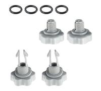 DAZZLEEX Pompa di Filtro per Piscina 25004/2500 GPH e sotto per valvole di Rilascio dell'Aria degli Anelli del Pacchetto delle guarnizioni della Pompa del Filtro per Intex