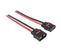 DAZZLEEX QS8-S - Connettore batteria anti-scintilla 110 A con cavo 10 AWG in rame placcato oro per RC modello di aeromobili E-Bike sistema ad alta potenza maschio e femmina coppia